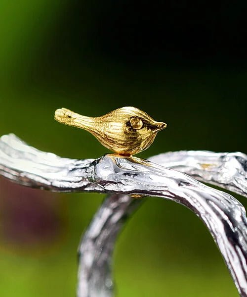 ANNEAU OISEAUX Argent - Bois Eden