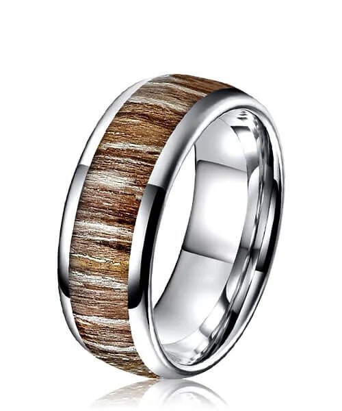 BAGUE BOIS Elior Coconua argent - Bois Eden