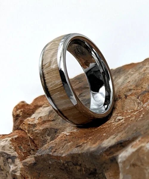 BAGUE BOIS Elior Coconua argent - Bois Eden