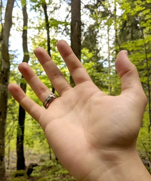 BAGUE BOIS Flèche de Cupidon argent Désir - Bois Eden