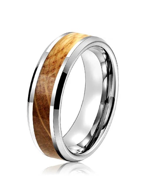 BAGUE BOIS Fortune Nomad S argent - Bois Eden