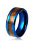 BAGUE BOIS Fortune vanu bleu - Bois Eden