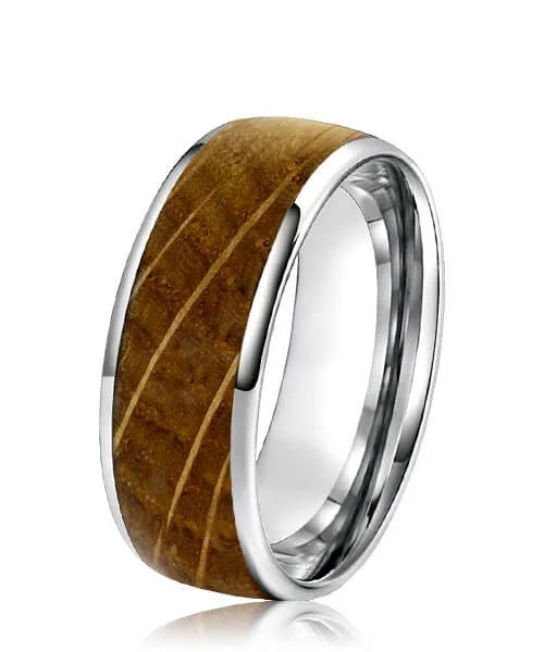 BAGUE BOIS Ouranos Nomad argent - Bois Eden