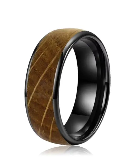 BAGUE BOIS Ouranos Nomad noire