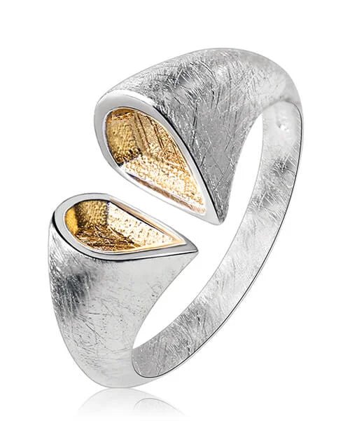 BAGUE COEUR ARGENT Amour - Bois Eden