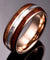 BAGUE EN BOIS Ark Nacre or rose - Bois Eden