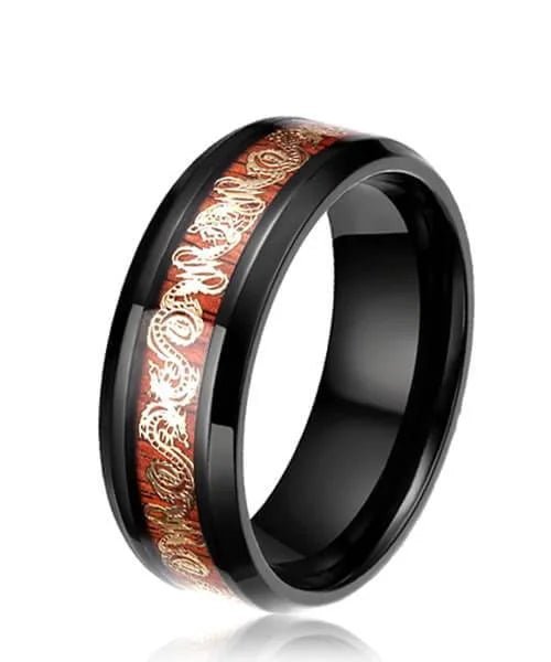 BAGUE EN BOIS Dragon - Bois Eden