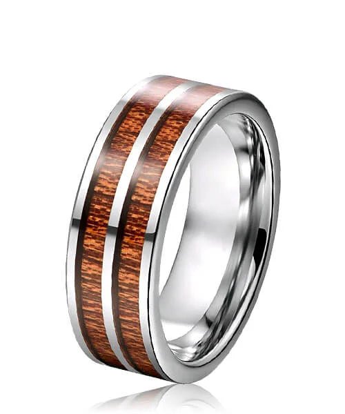 BAGUE EN BOIS Duo Primordial Adam - Bois Eden