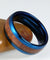 BAGUE EN BOIS Elior bleu - Bois Eden