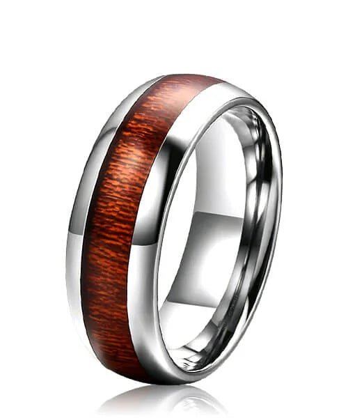 BAGUE EN BOIS Elior Dim argent - Bois Eden