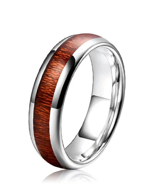 BAGUE EN BOIS Elior Klimt argent - Bois Eden