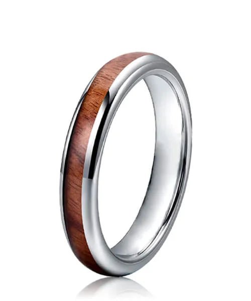 BAGUE EN BOIS Elior Tana argent - Bois Eden