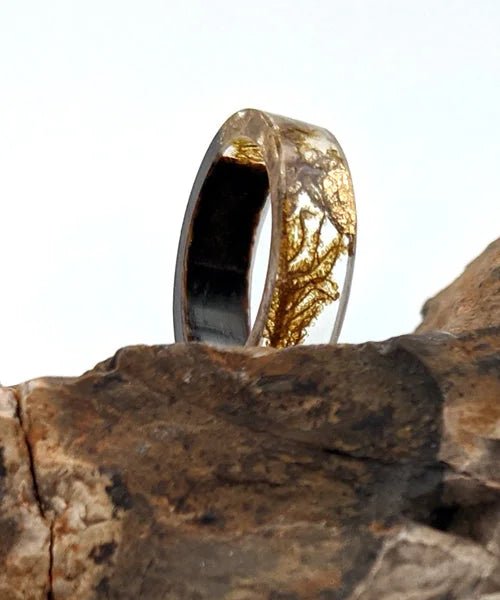 BAGUE EN BOIS ET RÉSINE Canel - Bois Eden