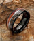 BAGUE EN BOIS Flèche de Cupidon noire Passion - Bois Eden