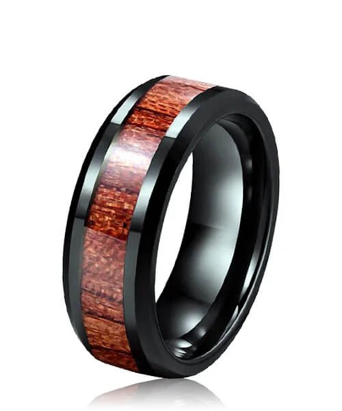 BAGUE EN BOIS Fortune noire - Bois Eden