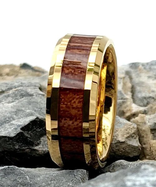 BAGUE EN BOIS Fortune or - Bois Eden