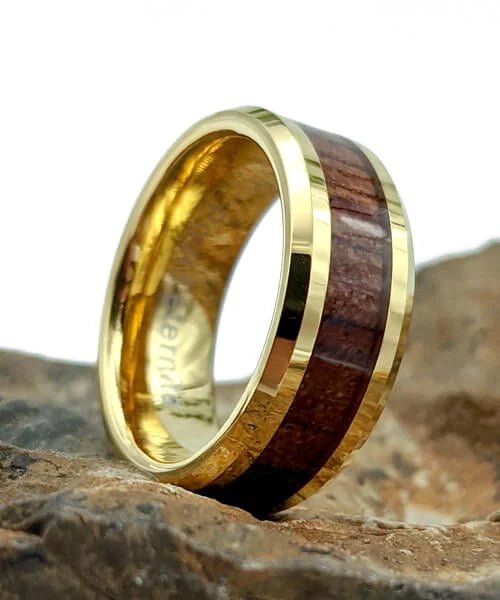 BAGUE EN BOIS Fortune or - Bois Eden