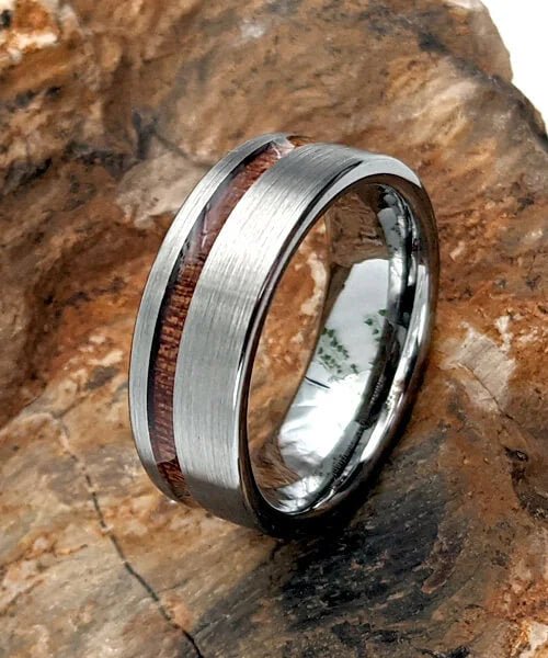 BAGUE EN BOIS Ultron Ram argent - Bois Eden