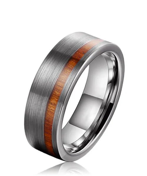 BAGUE EN BOIS Ultron Ram argent - Bois Eden