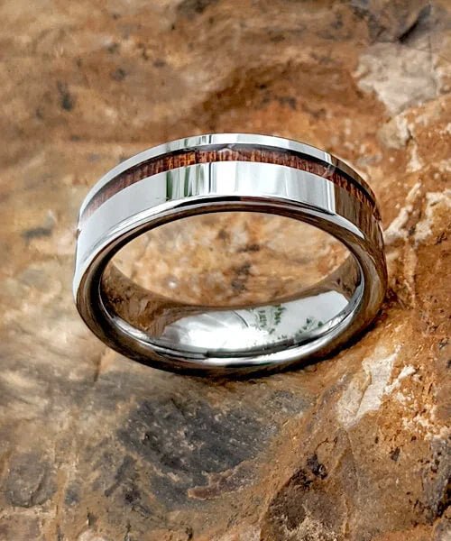 BAGUE EN BOIS Ultron Sim argent - Bois Eden