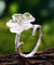 BAGUE FLEUR ARGENT Susy - Bois Eden