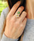 BAGUE FLEUR DE LOTUS Aventurine verte - Bois Eden