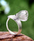 BAGUE FLEUR EN ARGENT Muguet - Bois Eden