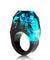 BAGUE RÉSINE Origine blaster bleu - Bois Eden