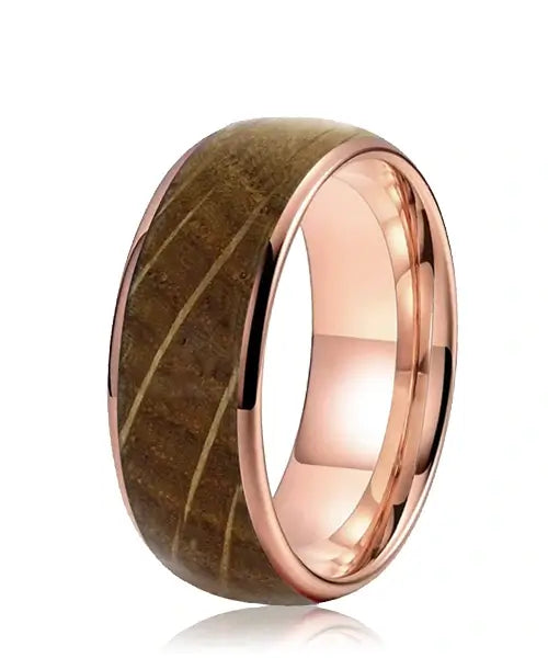 BAGUE BOIS Ouranos Nomad rose