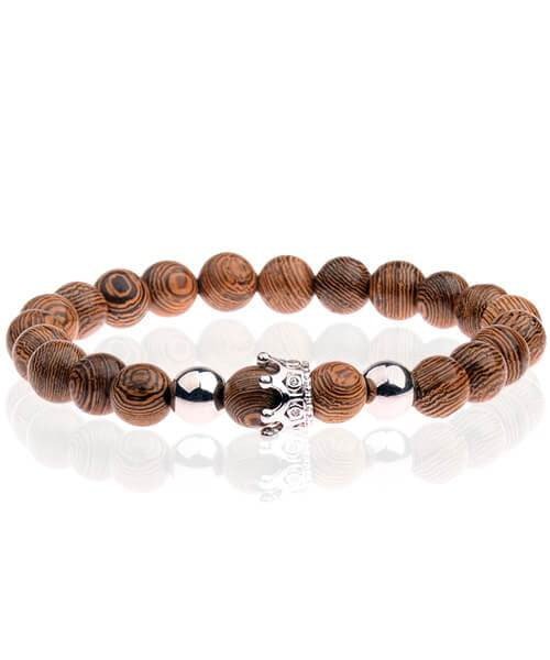 bracelet en bois Couronne - Bois Eden