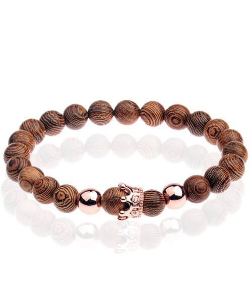 bracelet en bois Couronne - Bois Eden