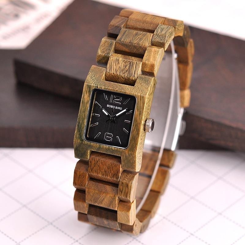 MONTRE BOIS FEMME BE Inca X - Bois Eden