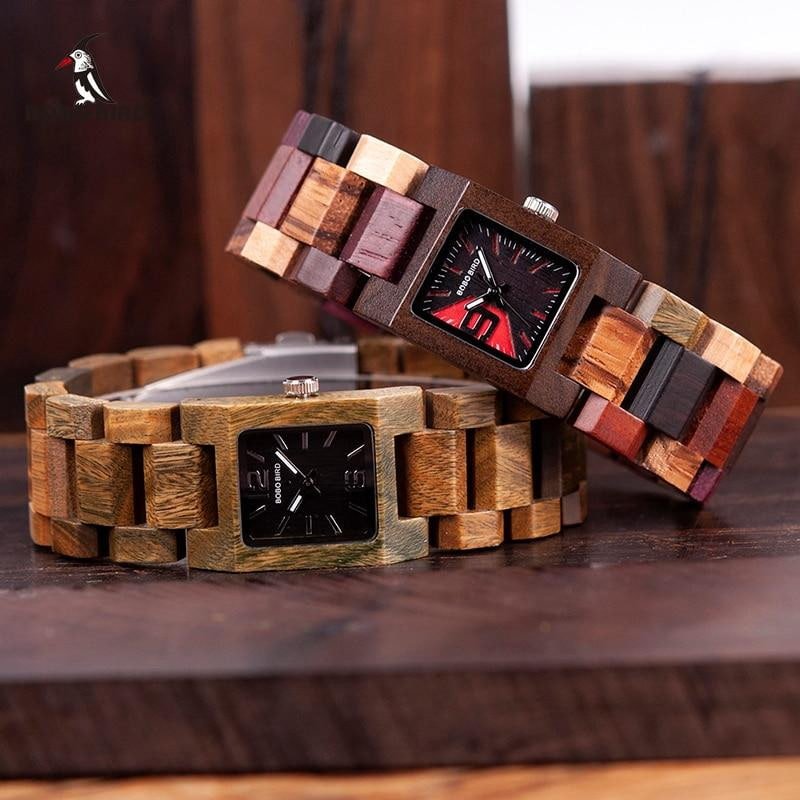 MONTRE BOIS FEMME BE Inca X - Bois Eden