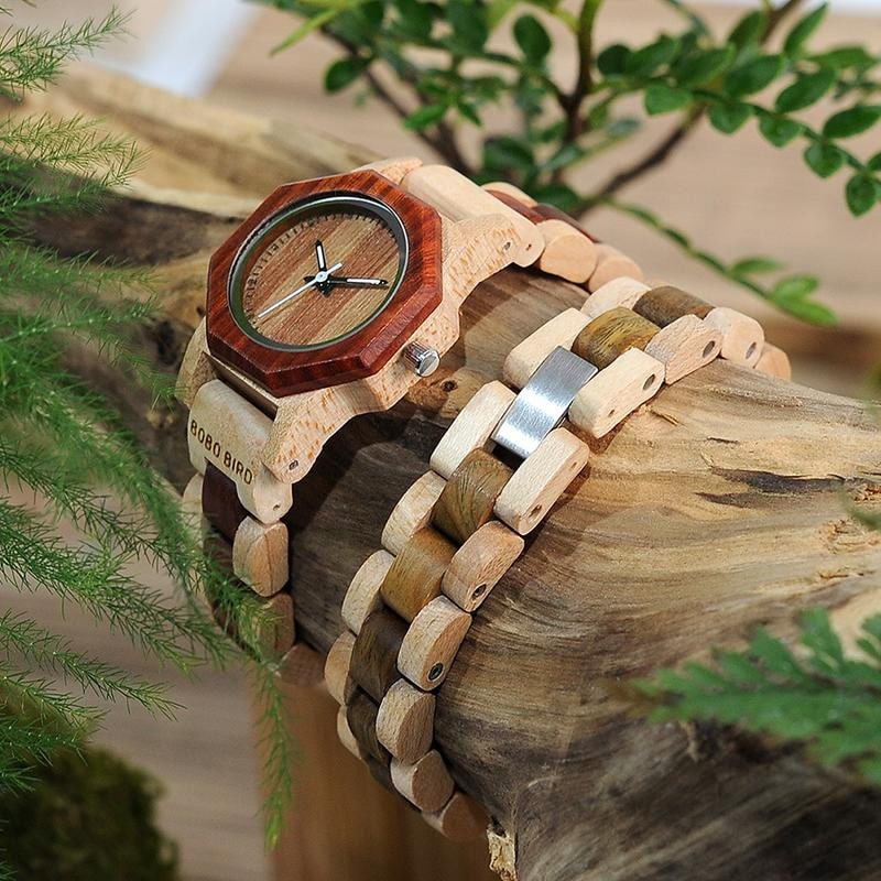 MONTRE BOIS FEMME BE Tramolta - Bois Eden