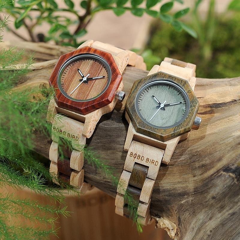 MONTRE BOIS FEMME BE Tramolta - Bois Eden