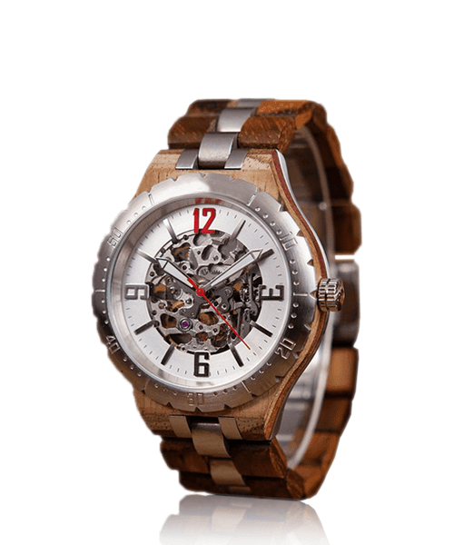 MONTRE EN BOIS AUTOMATIQUE Grand Duc - Bois Eden