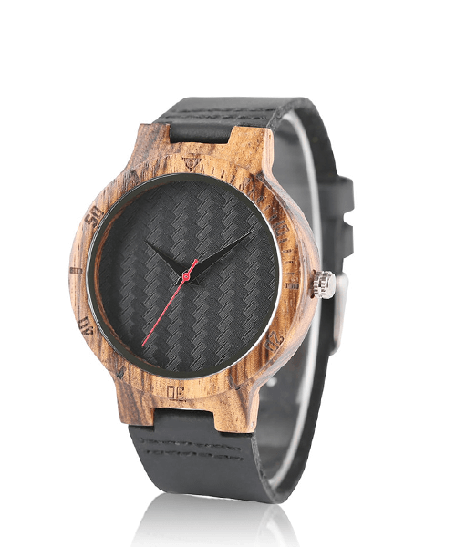 MONTRE EN BOIS HOMME BE Carbone - Bois Eden