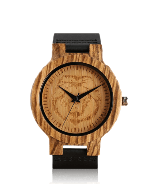 MONTRE EN BOIS HOMME BE Lion - Bois Eden