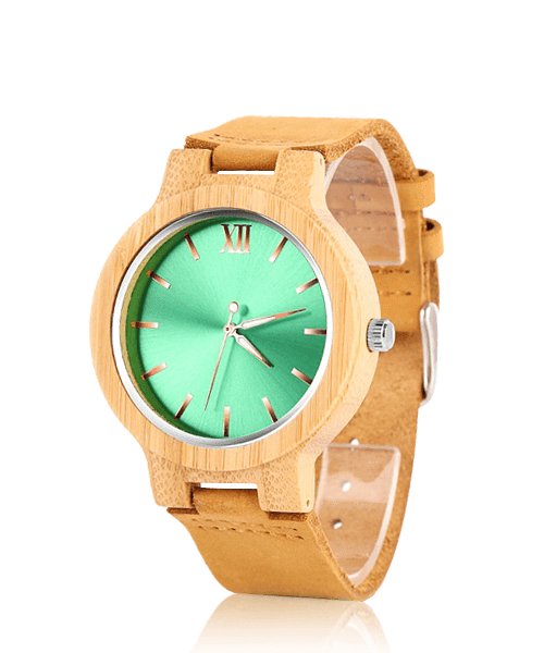 MONTRE EN BOIS HOMME BE Platine - Bois Eden