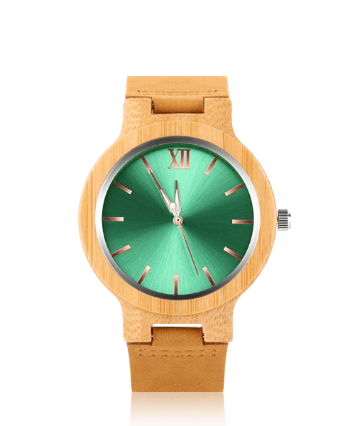 MONTRE EN BOIS HOMME BE Platine - Bois Eden