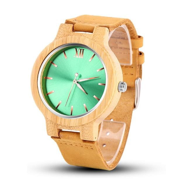 MONTRE EN BOIS HOMME BE Platine - Bois Eden