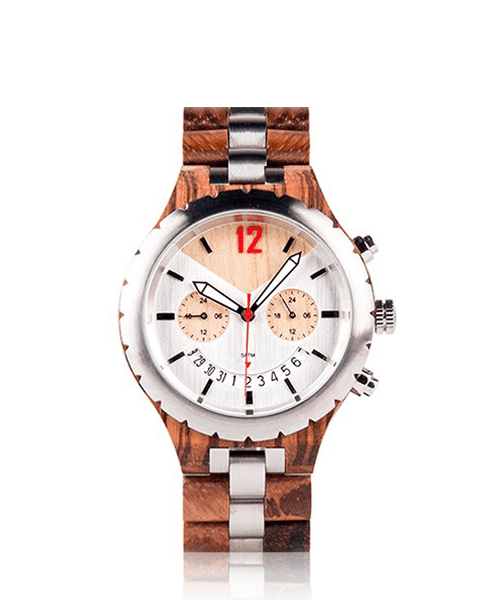 MONTRE EN BOIS HOMME BE Travel - Bois Eden