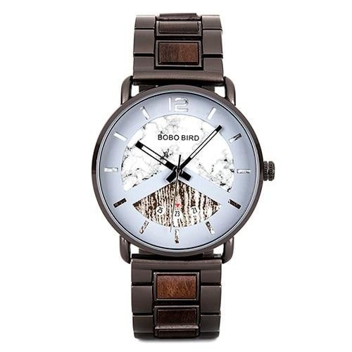 MONTRE EN BOIS HOMME BE Traveler - Bois Eden