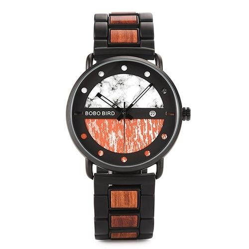 MONTRE EN BOIS HOMME BE Traveler - Bois Eden