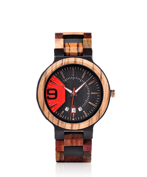 MONTRE EN BOIS HOMME BE V8 Formula H - Bois Eden