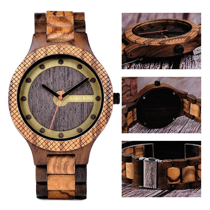 MONTRE EN BOIS HOMME Bivo - Bois Eden