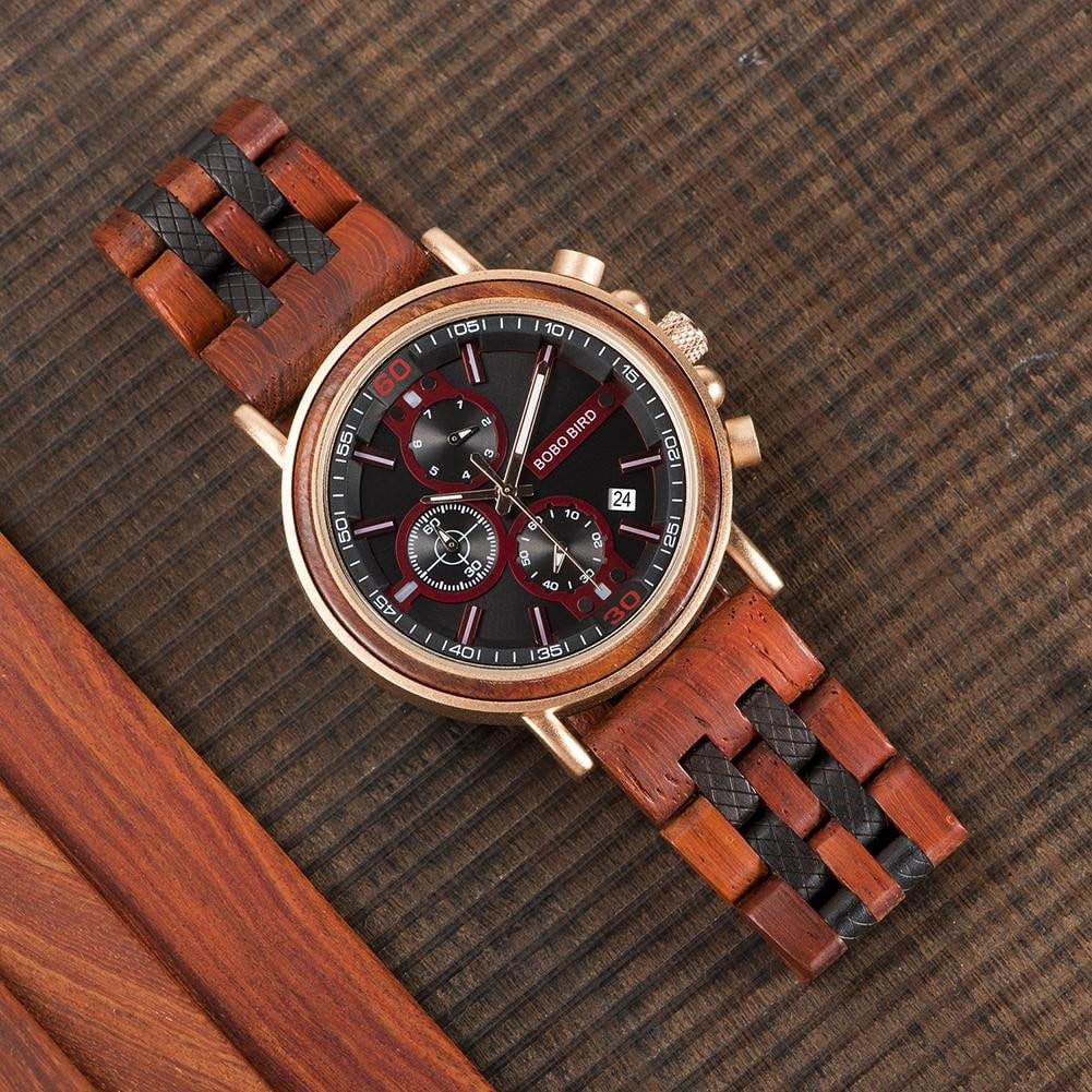 MONTRE EN BOIS HOMME Broknu - Bois Eden