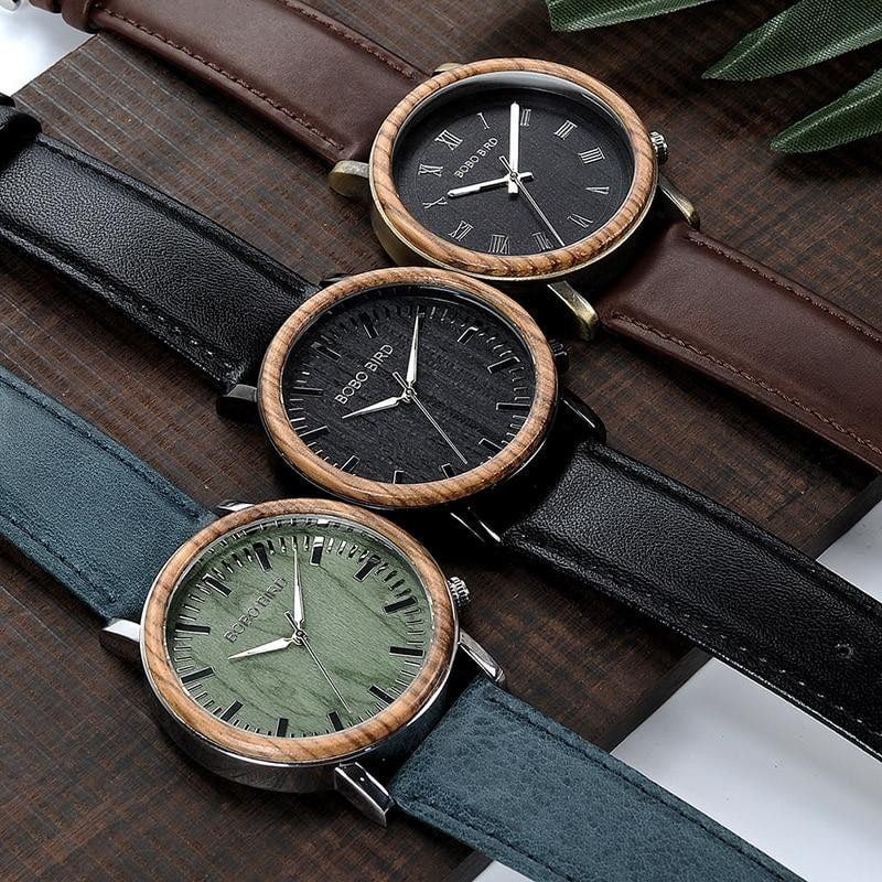 MONTRE EN BOIS HOMME Cartha - Bois Eden