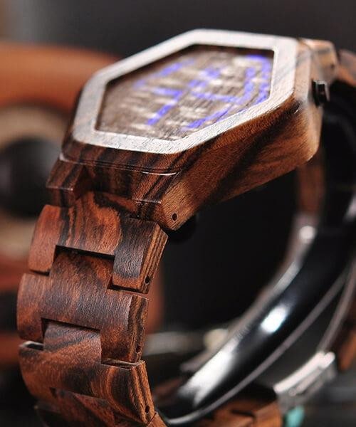 MONTRE EN BOIS HOMME Digito - Bois Eden