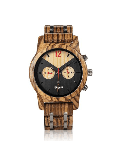 MONTRE EN BOIS HOMME ET FEMME BE Dualité - Bois Eden